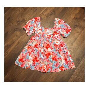 Vestique Le Fleur Floral Mini Babydoll Dress